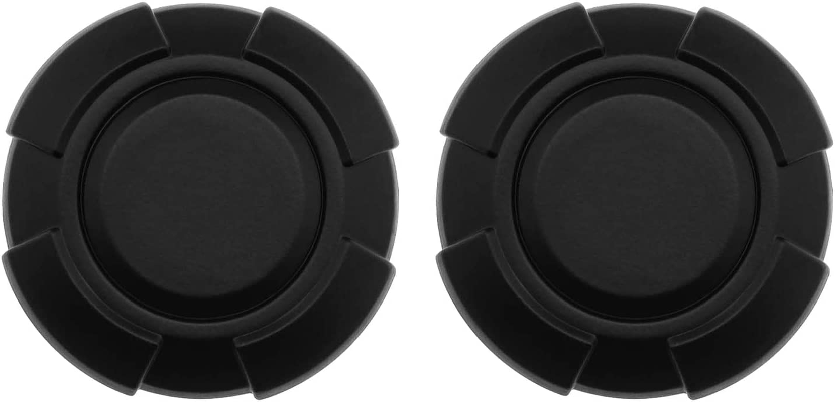 SING F LTD 2PCS Car Door Lock Trim Cover Dust-Proof Anti-Rust Keyhole Decoration Cap Compatible with Jimny JB64 JB74 Auto Replacement Accessories Black image number 2