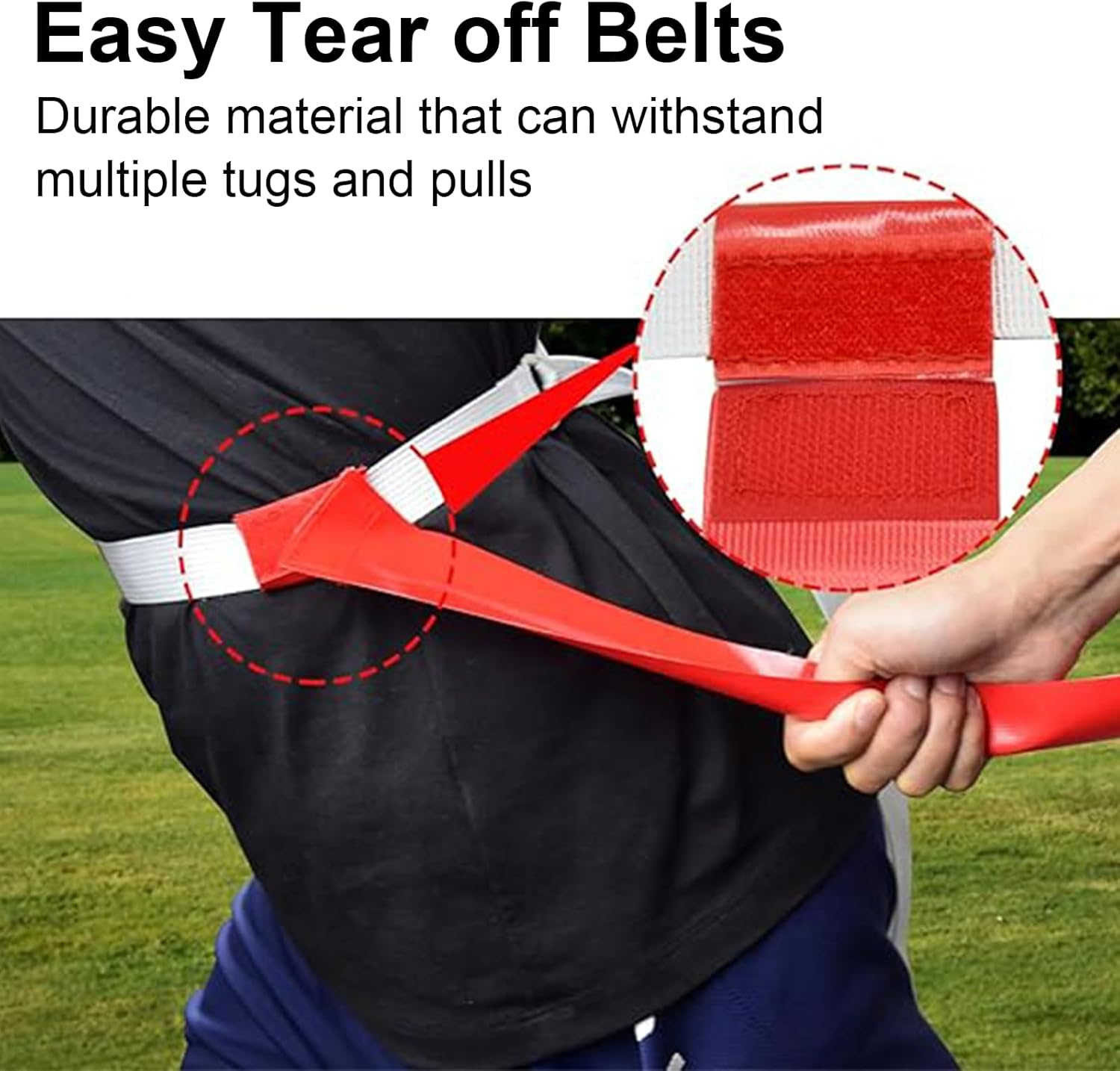 5PCS Rugby Training Flag, Football Kit Small Football Flag Football Belts Football Rugby Training Accessory Set Rugby Training Accessory