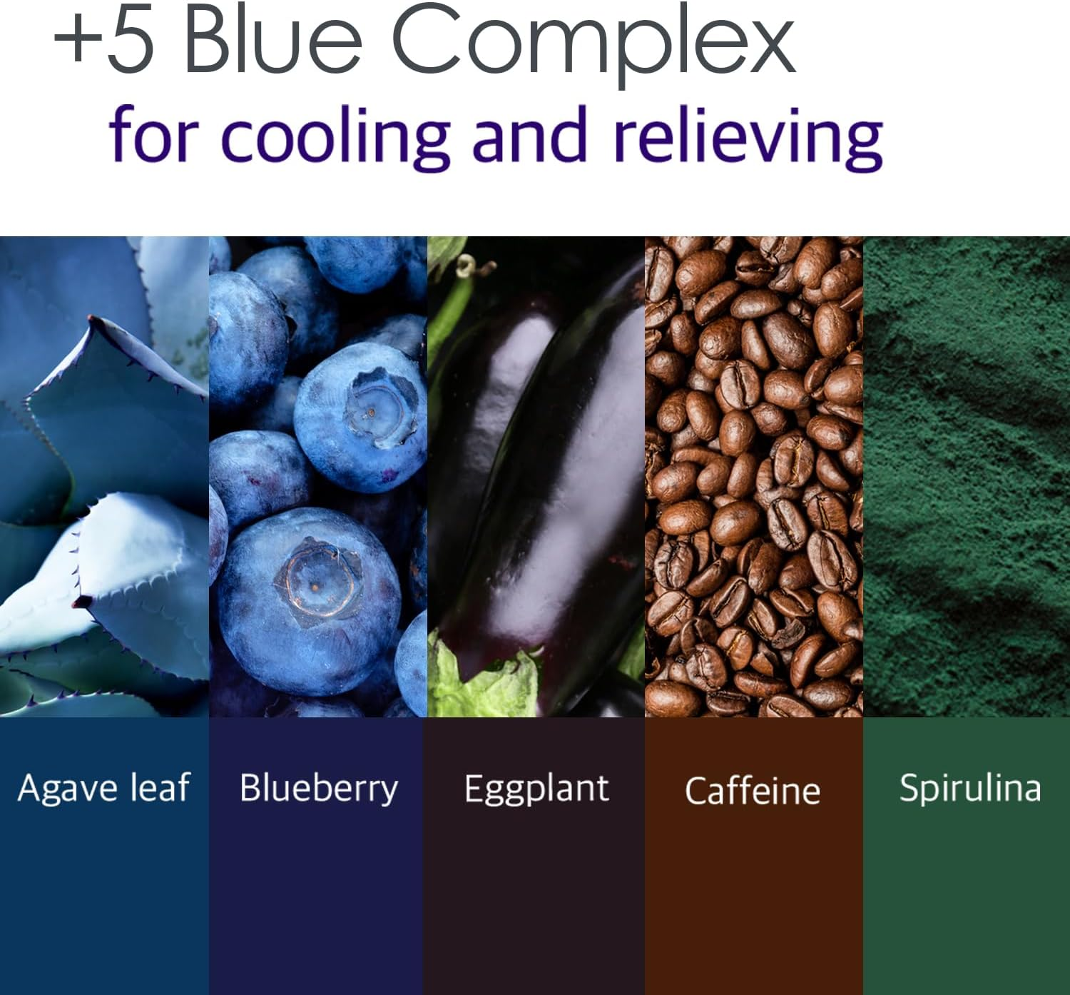 PETITFEE Agave Cooling Hydrogel Eye Mask 60Ea (30Pairs) - Quick Calming Eye Patches with Blue Energy Complex, Agave, Blueberry, Eggplant, Caffeine Extracts, Moisturizing, Soothing Eye Care image number 3