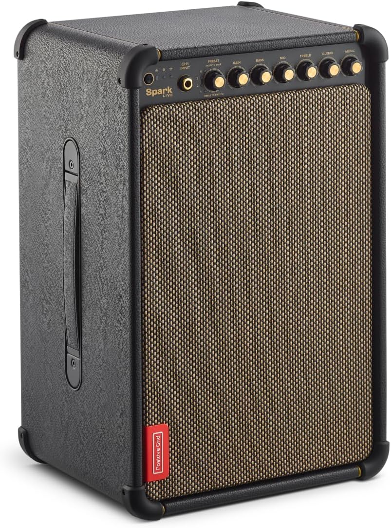 Positive Grid Spark Live Smart Guitar Amp, Multi-Channel PA System & Bluetooth Speaker All-In-One for Guitar, Bass, Vocals, Keyboards and More. image number 3