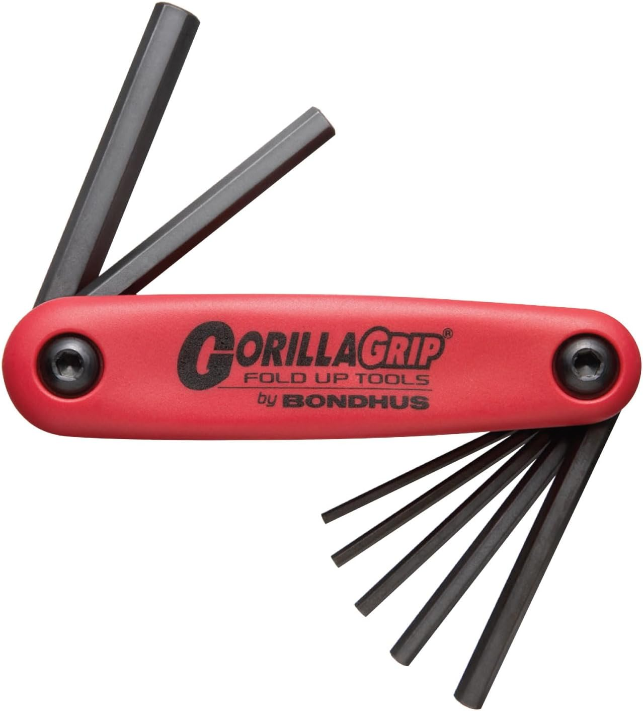Bondhus Gorillagrip 12 Imperial and Metric Hex End Fold Up, Arancione, 12550
