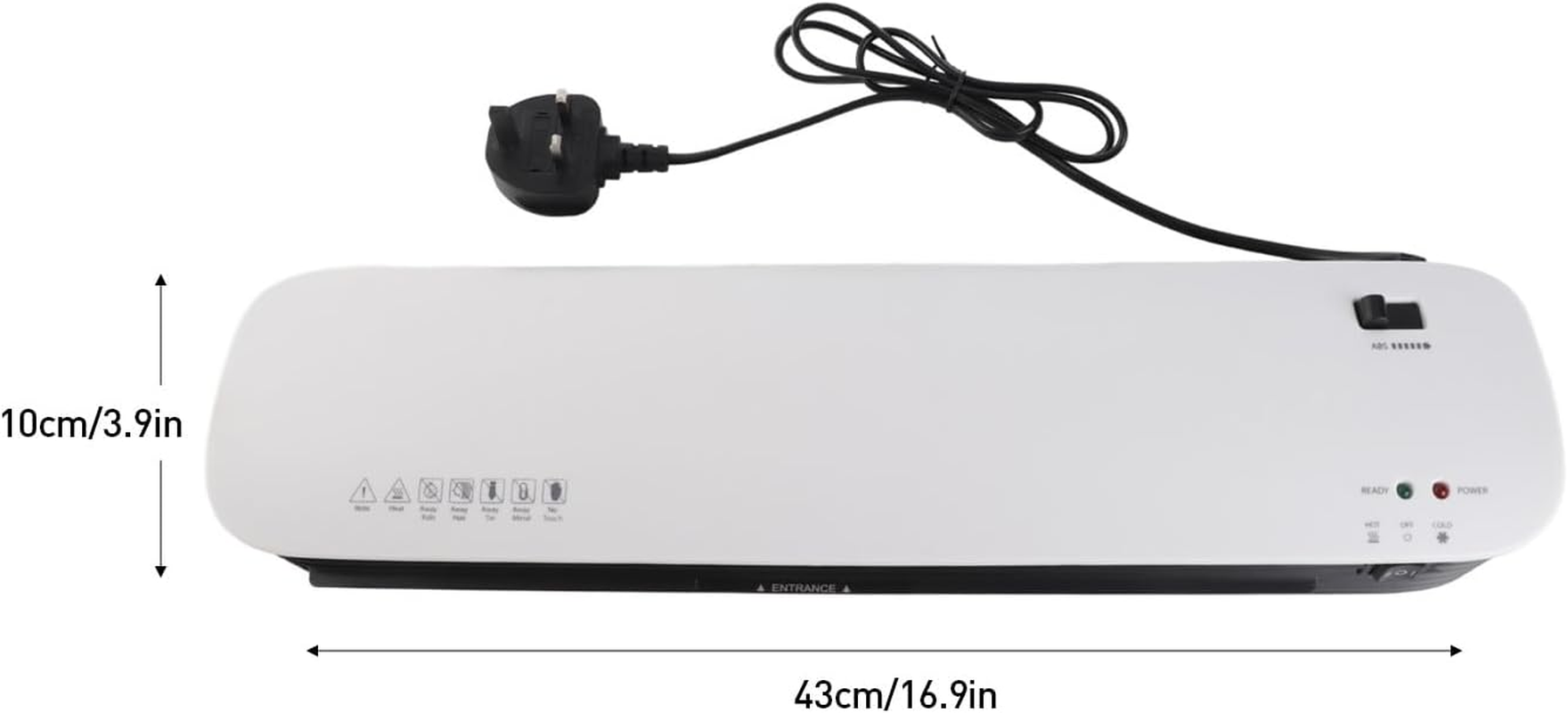 Mingzhe SL399 Laminator Machine Set A3 Size Hot and Cold Lamination 2 Roller System with 25 A3/A4/A5/A6 Laminating Pouches Corner Rounder for Home Office School Supplies, AU Plug image number 1