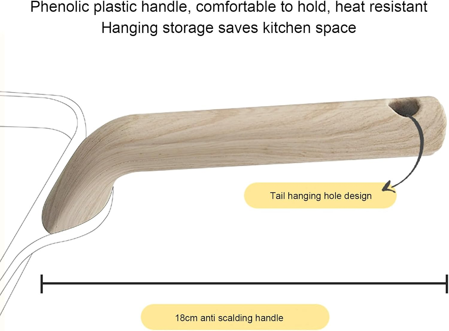 Multi Fuctional Pancake Pan - Stick Proof Egg Frying Pan & Steak Pan 2-In-1 with 2 Omelette Area + 1 Steak Section & Heat Resistant Handle for Breakfast (Double Bottom) - Double Bottom image number 3