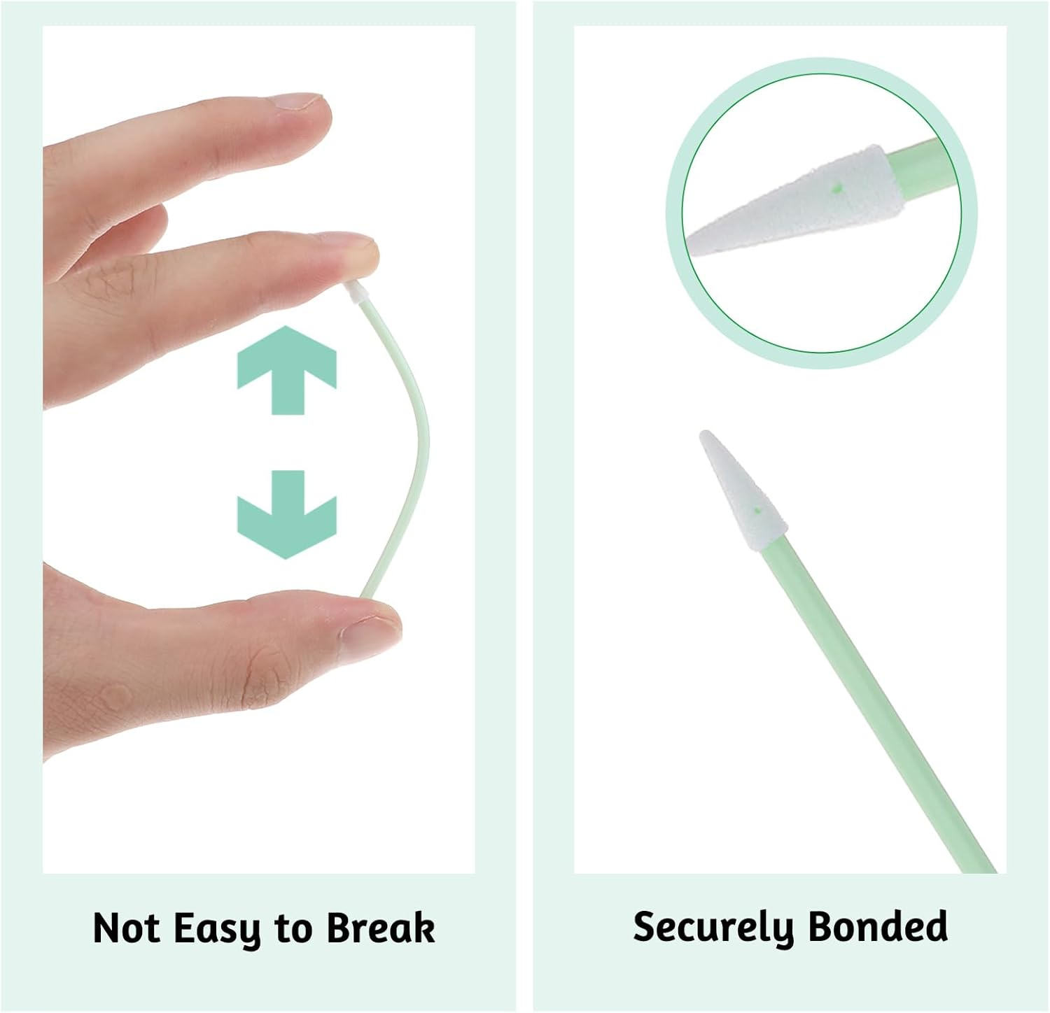 Simarro 200 Pcs Foam Swab Cleaning Swab Foam Tips, for Inkjet Printer, Print Head, Painting, Crafts, Camera, Optical Lens, Optical Equipment