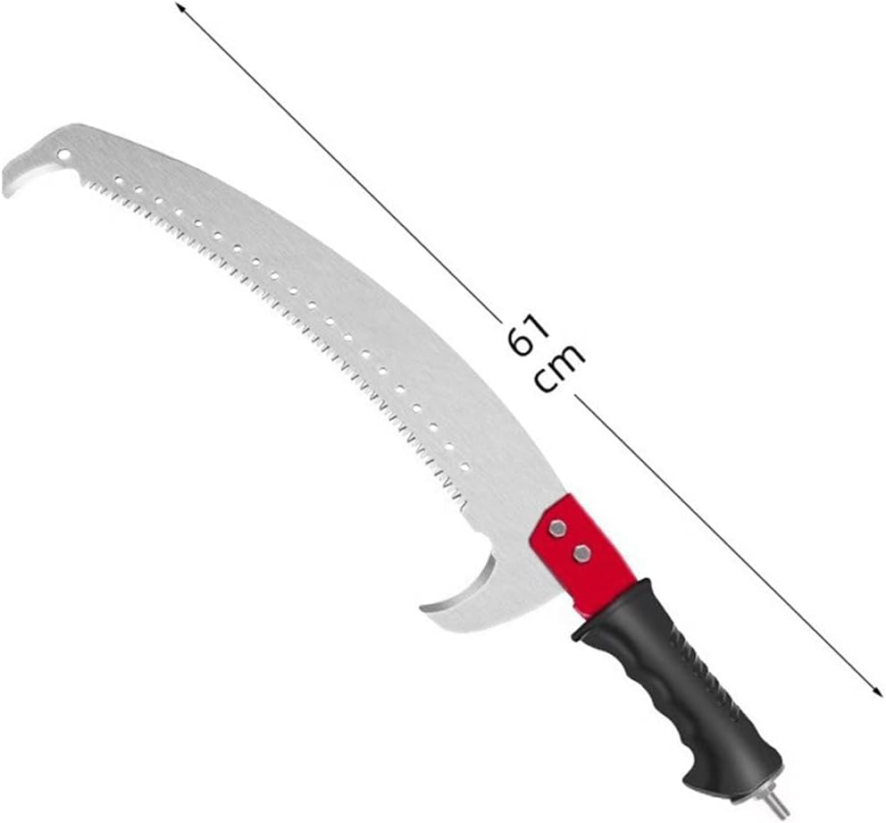 Pole Saws for Tree Trimming, Stainless Steel Extendable 16.4 Ft Manual Pole Pruner, Sharp Steel Blade High Branches Saw, Altitude Pruning Saw for Forestry Yard Garden Patio Palms Shrubs image number 6