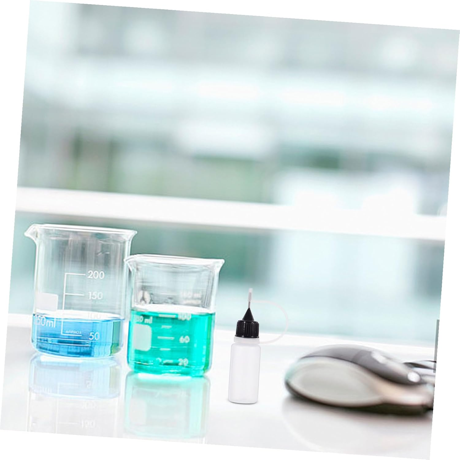 20Pcs Plastic Squeeze Dropper Bottles with Black Lid Precision Fine Tip Applicator for Glue Ink Dispensing Sealed Design for Workshop Use image number 5