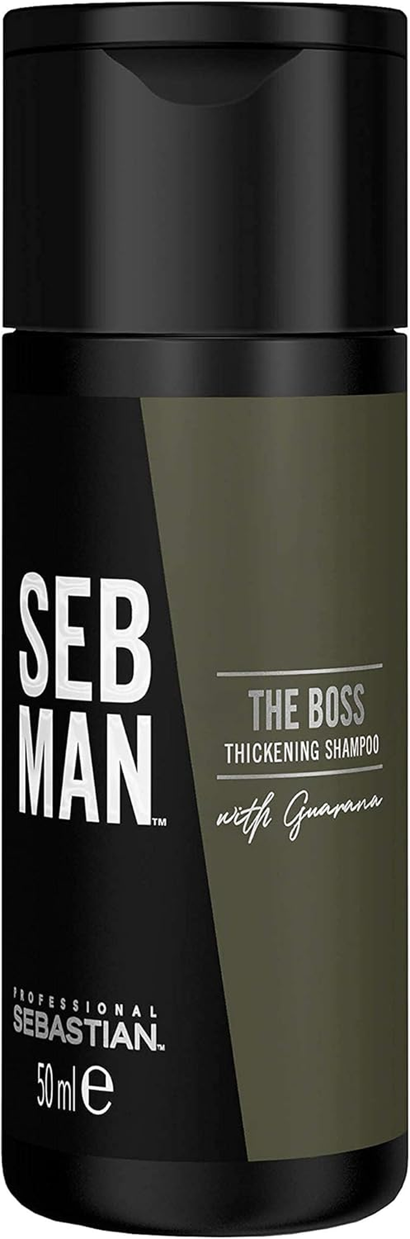 SEB MAN the BOSS - Thickening Volume Shampoo for More Fullness - Strengthening Shampoo with Guarana Extract and Stimulating Fragrance of Bergamot and Pink Pepper - 250 Ml image number 2