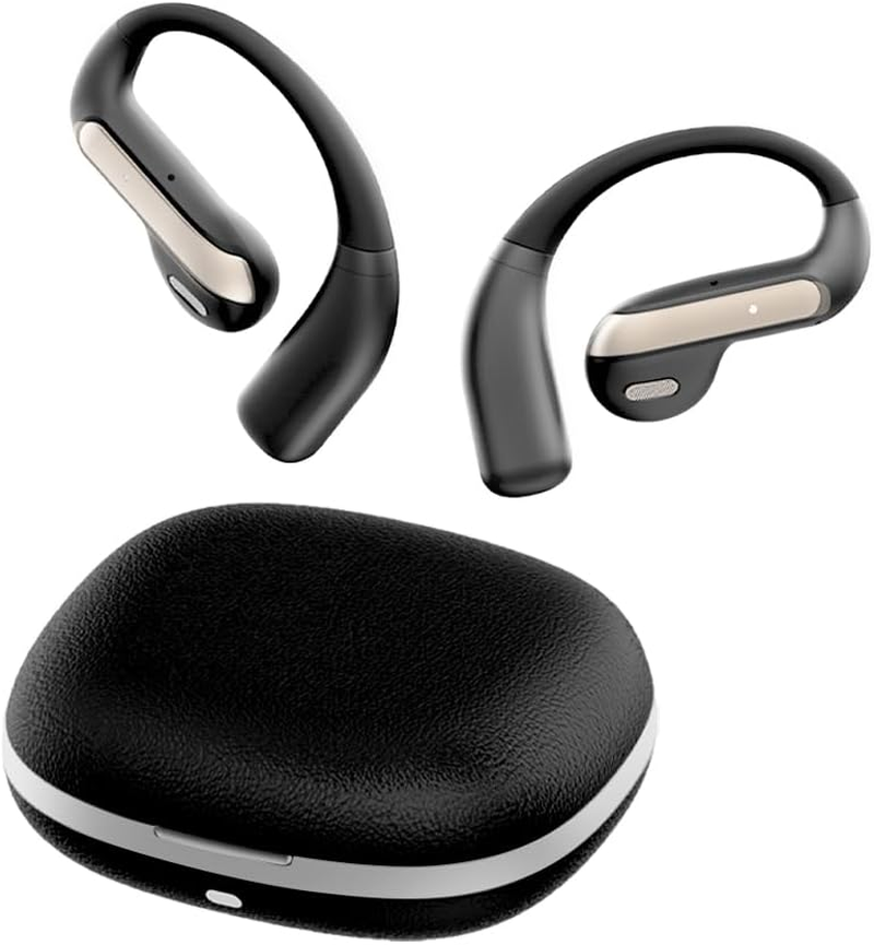 Open Ear Headphones Sport Ear-Buds,Wireless Earbuds Bluetooth Ear Buds in Ear Headphones with Earhooks, Stereo Deep Bass,Lightweight Inear Earphones with Mic for Iphone Android Phone