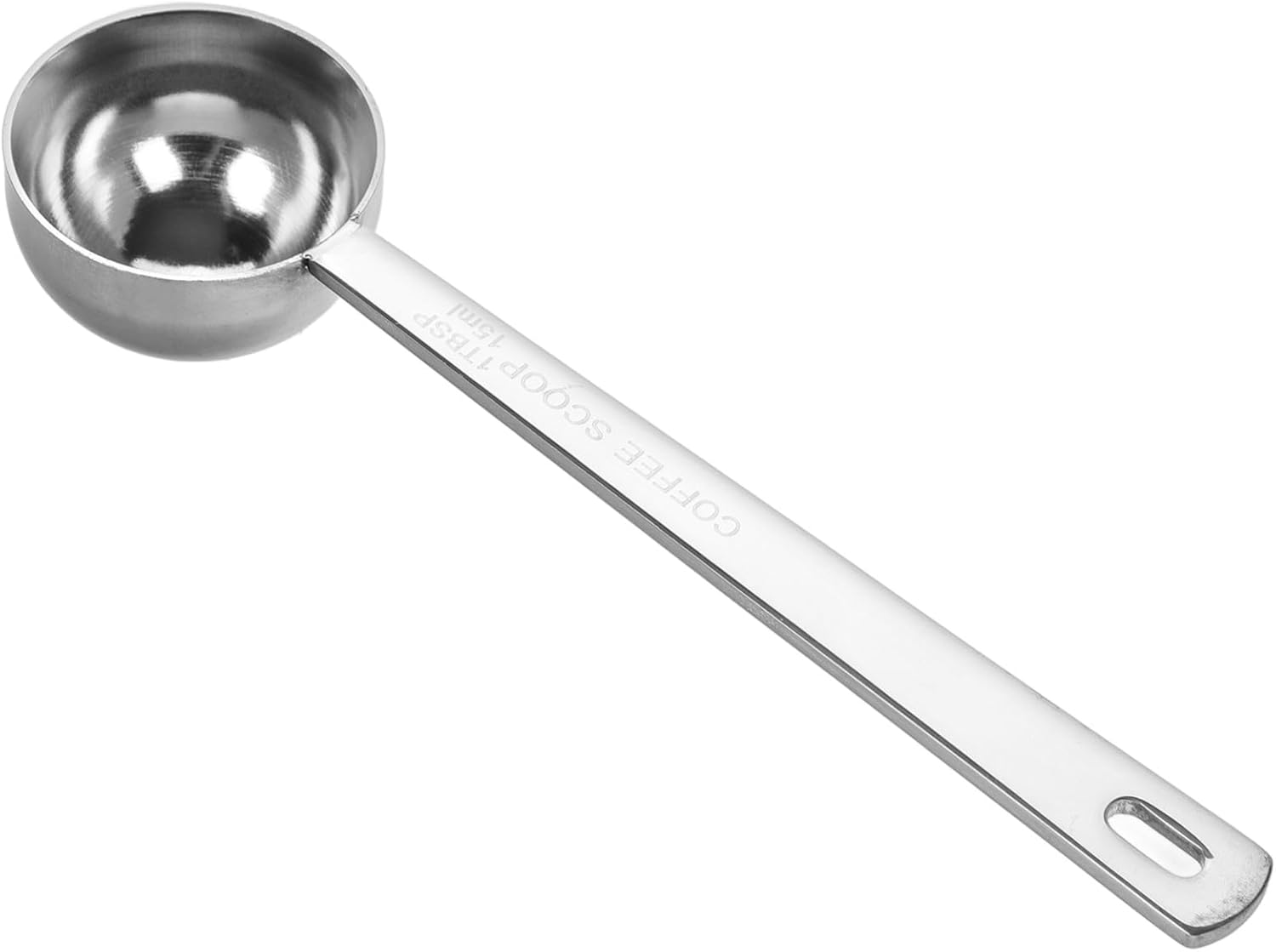 Ipetboom Stainless Steel Long Handle Coffee Measuring Scoop Teaware Spoon for Kitchen Use Heat-Resistant Coffee Powder Milk Tea Scoop image number 5