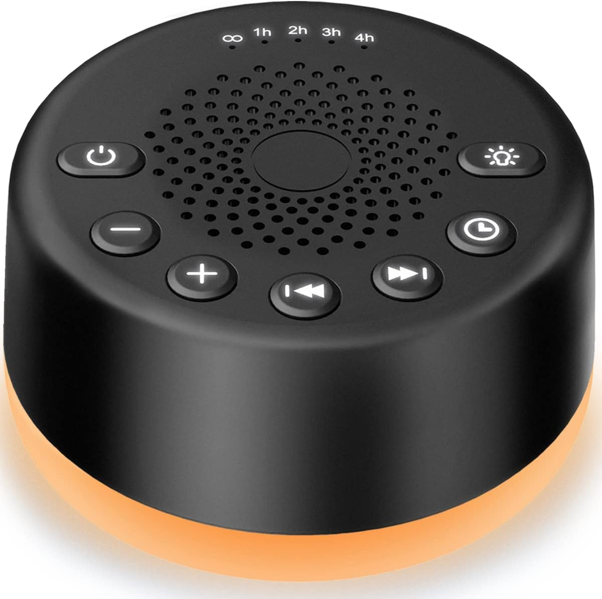 Easysleep Sound White Noise Machine with 25 Soothing Sounds and Night Lights Sound Machines with Memory Function 32 Levels of Volume and 5 Sleep Timer Powered by AC or USB for Sleeping Relaxation