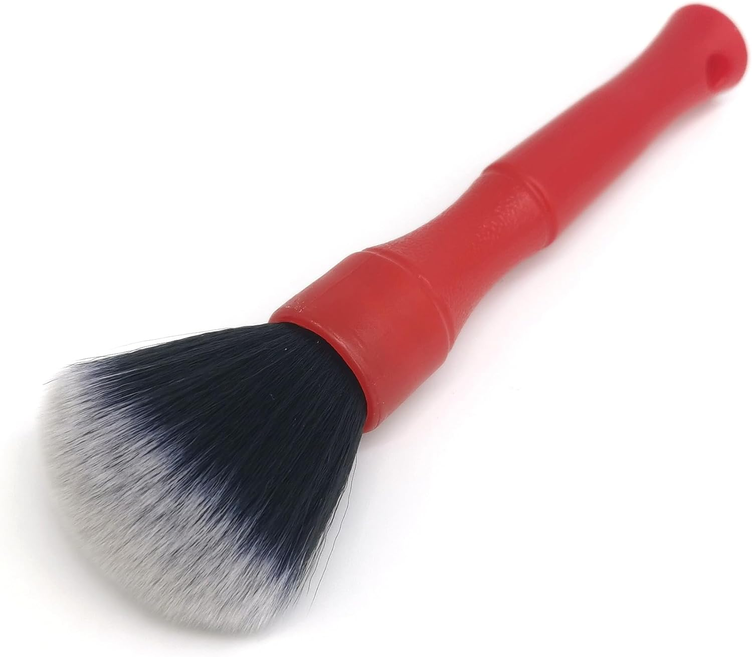 YUESUO Ultra-Soft Detailing Brush Set (Set of 2) Car Interior Detail Soft Brush for Light Duty Cleaning of Emblems, Gauge Cluster, Infotainment Screen (Red)