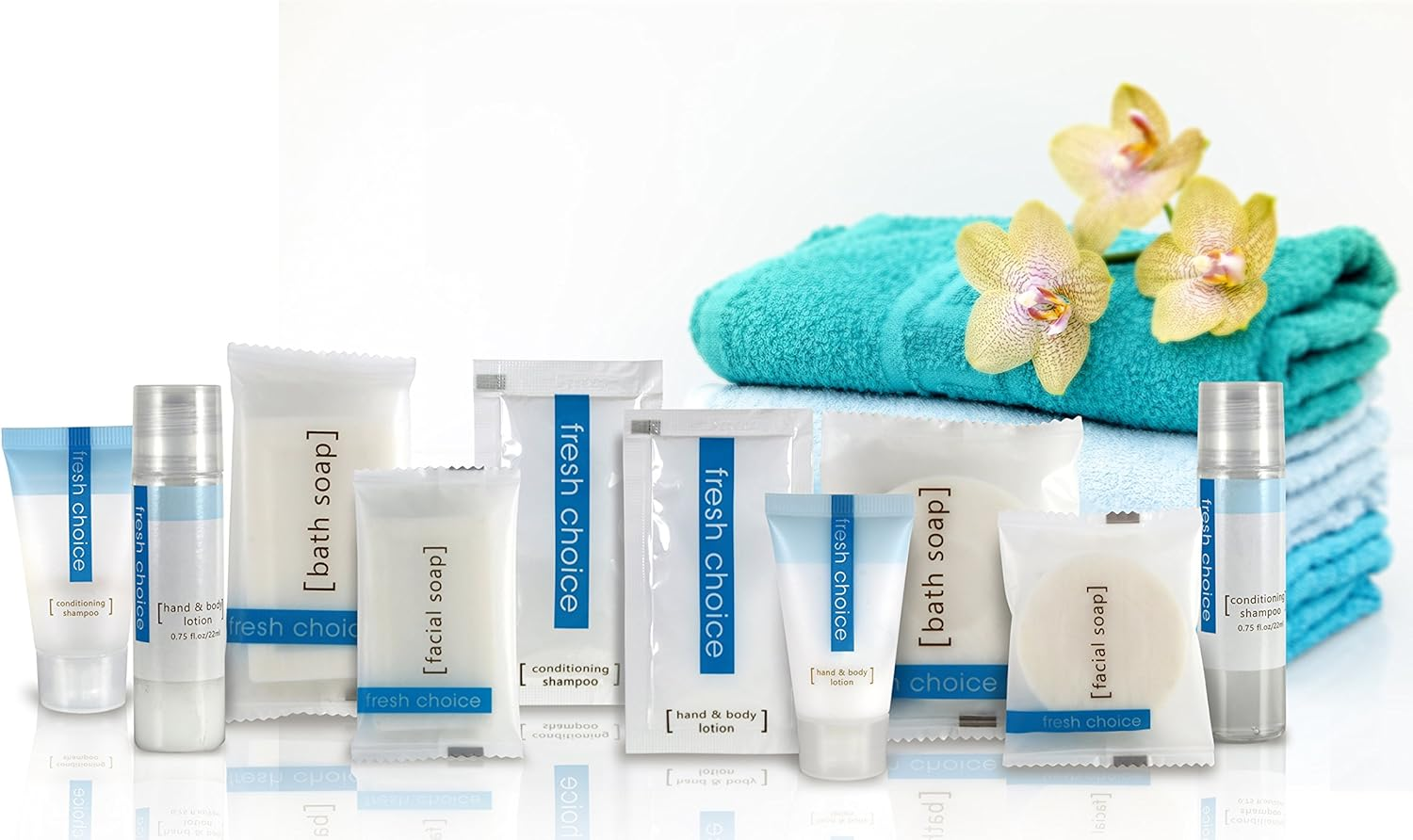 Soap Hotel Facial Bar Individually Wrapped # 3/4 Travel for Airbnb, Spa, Guest Room, Motels. 100 Pack. image number 1