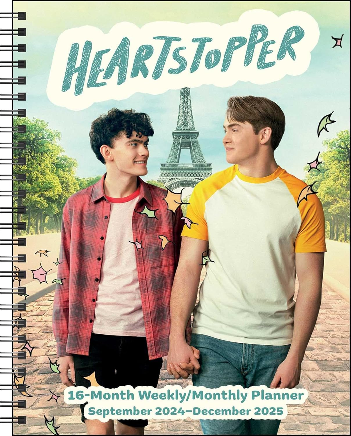 Heartstopper 16-Month 2024-2025 Weekly/Monthly Planner Calendar with Bonus Stick image number 4