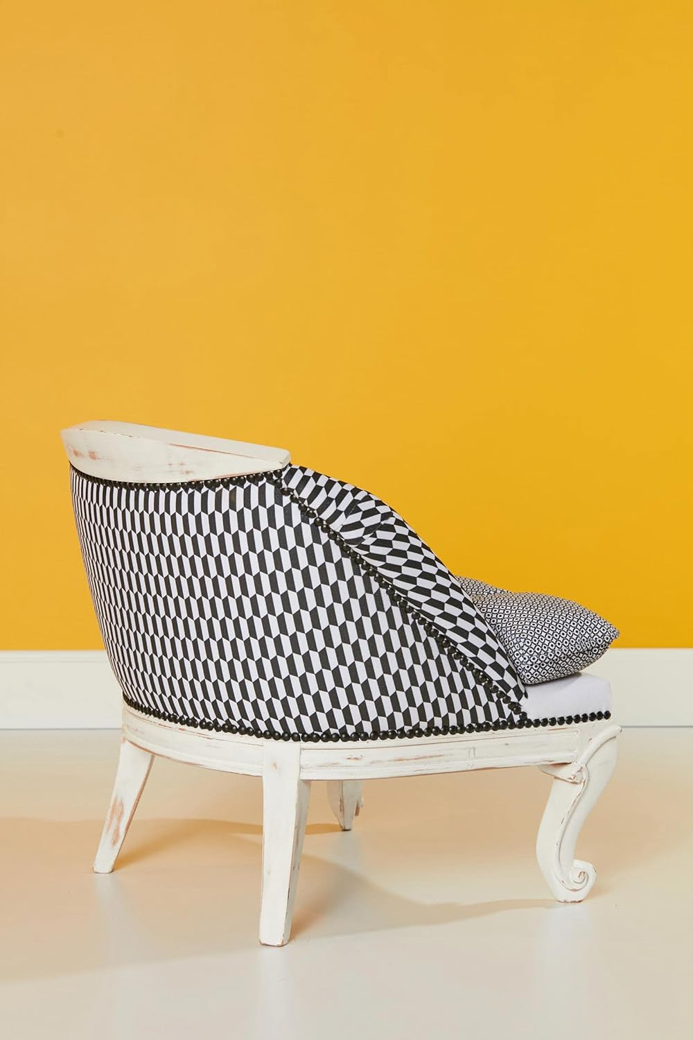 Adnan Bostan Furniture - Pavpav Collection, Cat Bed, Cat Furniture, Decorative Cat Bat, Cat Beds, Decorative Cat Furniture, Cat Sleeping Bed, Decorative Cat Couch, Modern Cat Bed (Black & White) image number 3