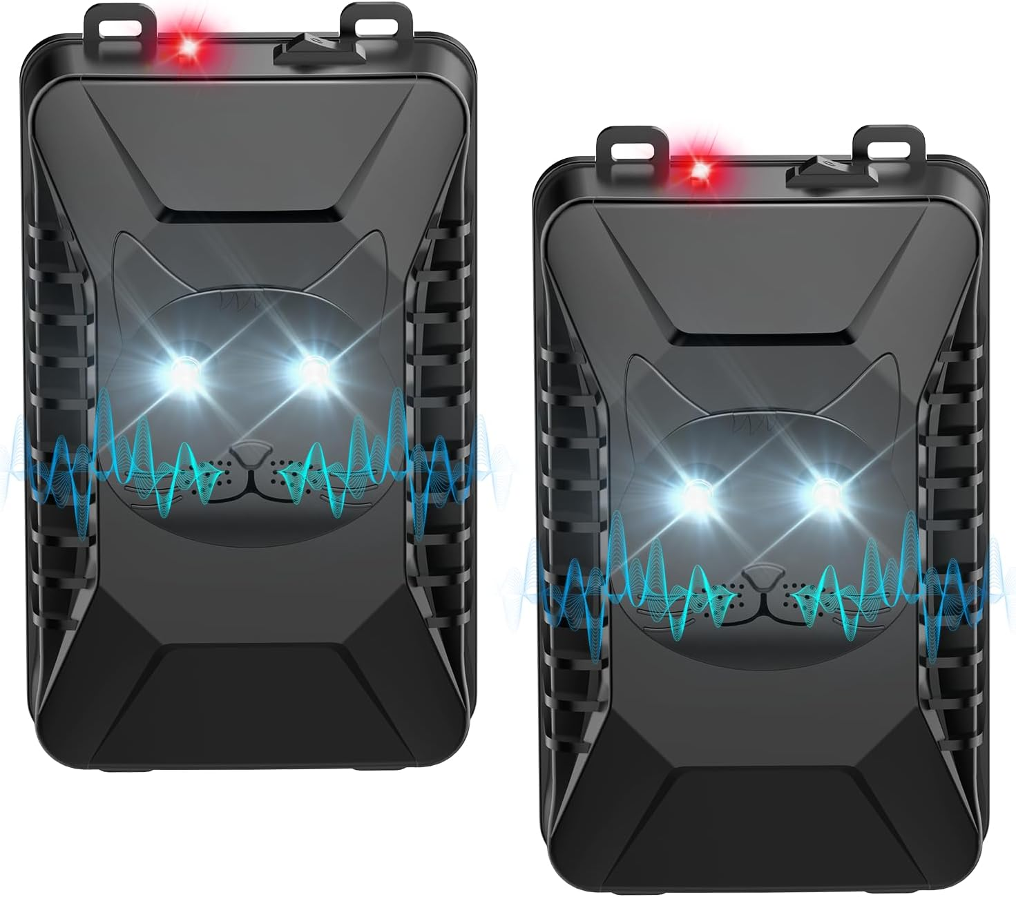 Rodent Repellent, Mouse Repeller Battery Powered, under Hood Strobe Light Keeps Rat and Mice Away Indoors