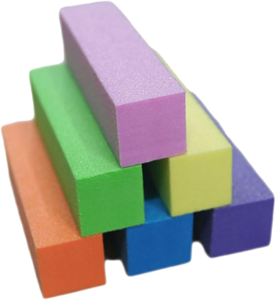 HONITANO 12Pcs Manicure Kit Nail Buffer Block Fine Grit Shiner for Pedicure Manicure image number 1