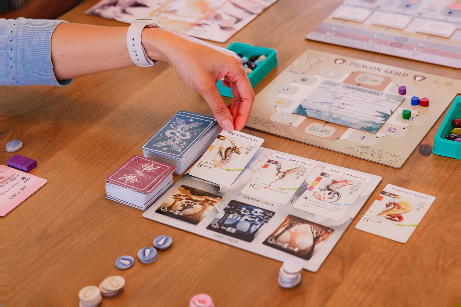 Stonemaier Games Wyrmspan a Wingspan Game image number 2