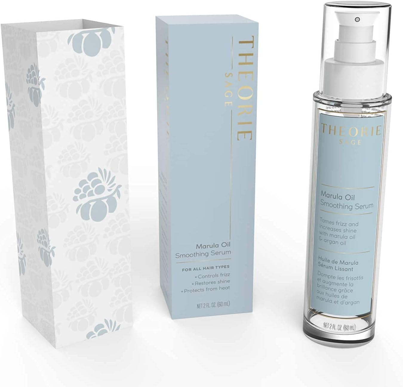 Theorie Marula Oil Hair Serum | Marula & Argan Oil Controls Frizz, Restores Shine | for All Hair Types | Including Keratin Treated and Coloured Hair | 60 Ml image number 5