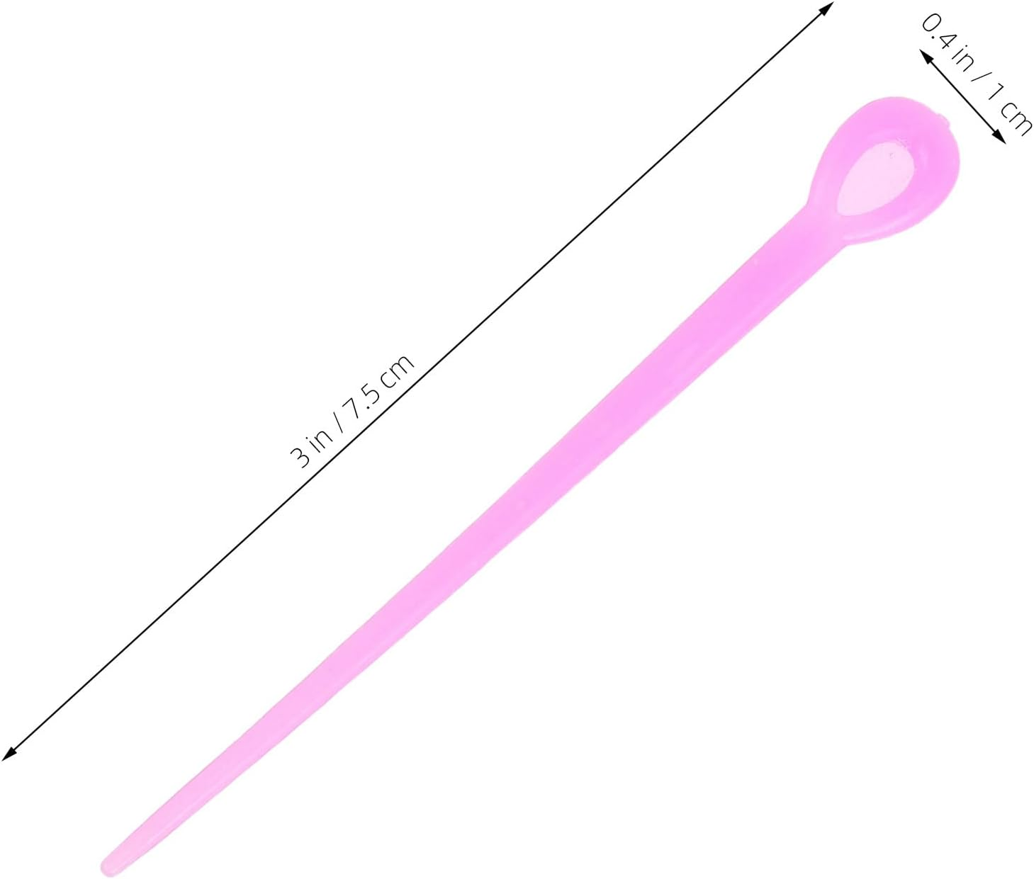 VICASKY Pack of 180 Curlers, Spiral Curls, Accessories, Needles, Perm Needles, Reusable Hair Styling, Plastic, Secure Attachment, DIY Curls, Perm, Random Colour, 7.5 Inches image number 3