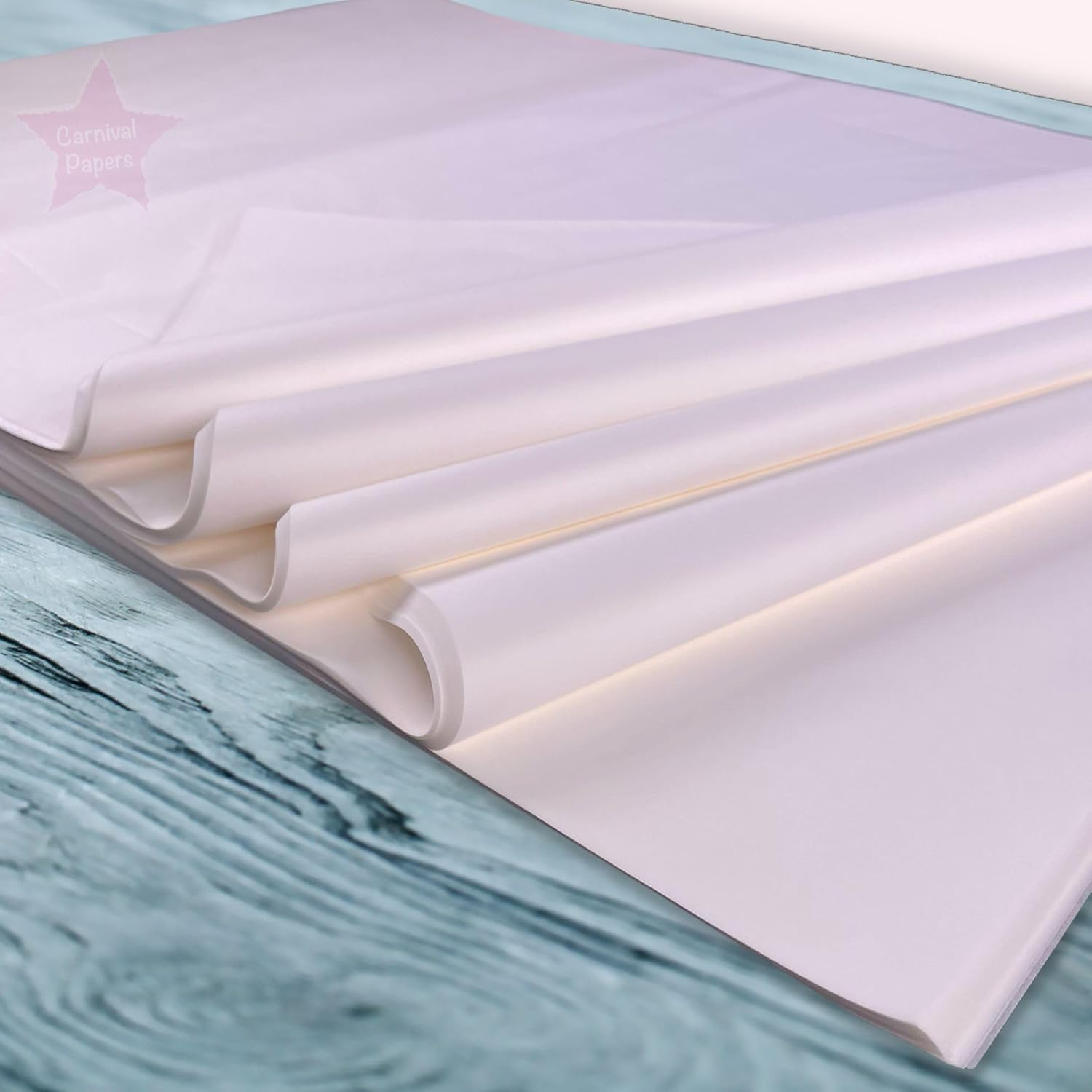 Carnival Papers Wet Strength White Tissue Paper Alternative to Deli Paper for Model Making, Geli Printing, Mixed Media Crafts Etc Resistant to Tearing When Wet (10) image number 3