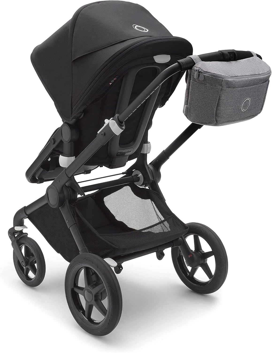 Bugaboo Multi-Pocket Compact Pushchair Organiser with Easy Access Pockets, Must-Have Accessory for All Baby Essentials in Grey Melange image number 5