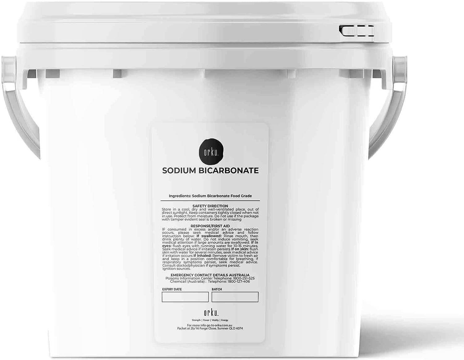 5Kg Sodium Bicarbonate Tub - Food Grade Bicarb Baking Soda Hydrogen Carbonate image number 6
