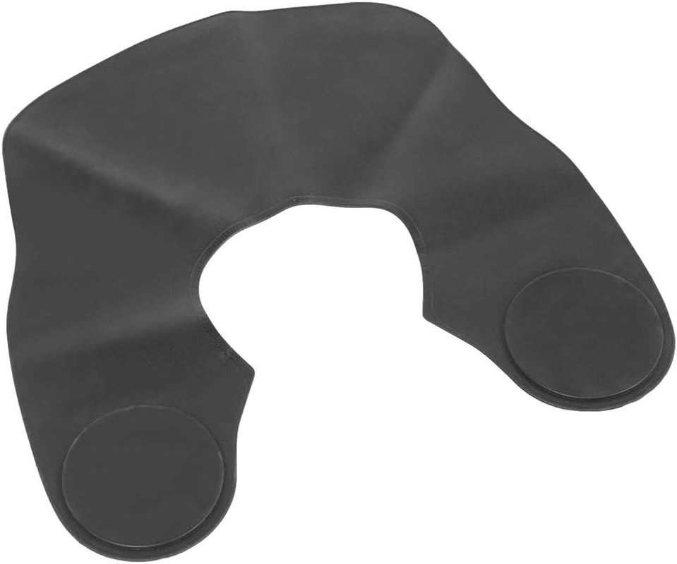 Hair Cutting Collar, Silicone Salon Hairdressing Pad Haircut Guard Shield Rubber Neck Weighted Dye Cape Wrap Closure Waterproof Shawl for Barber Shop Home Stylist Shampoo Coloring Styling Accessory image number 2