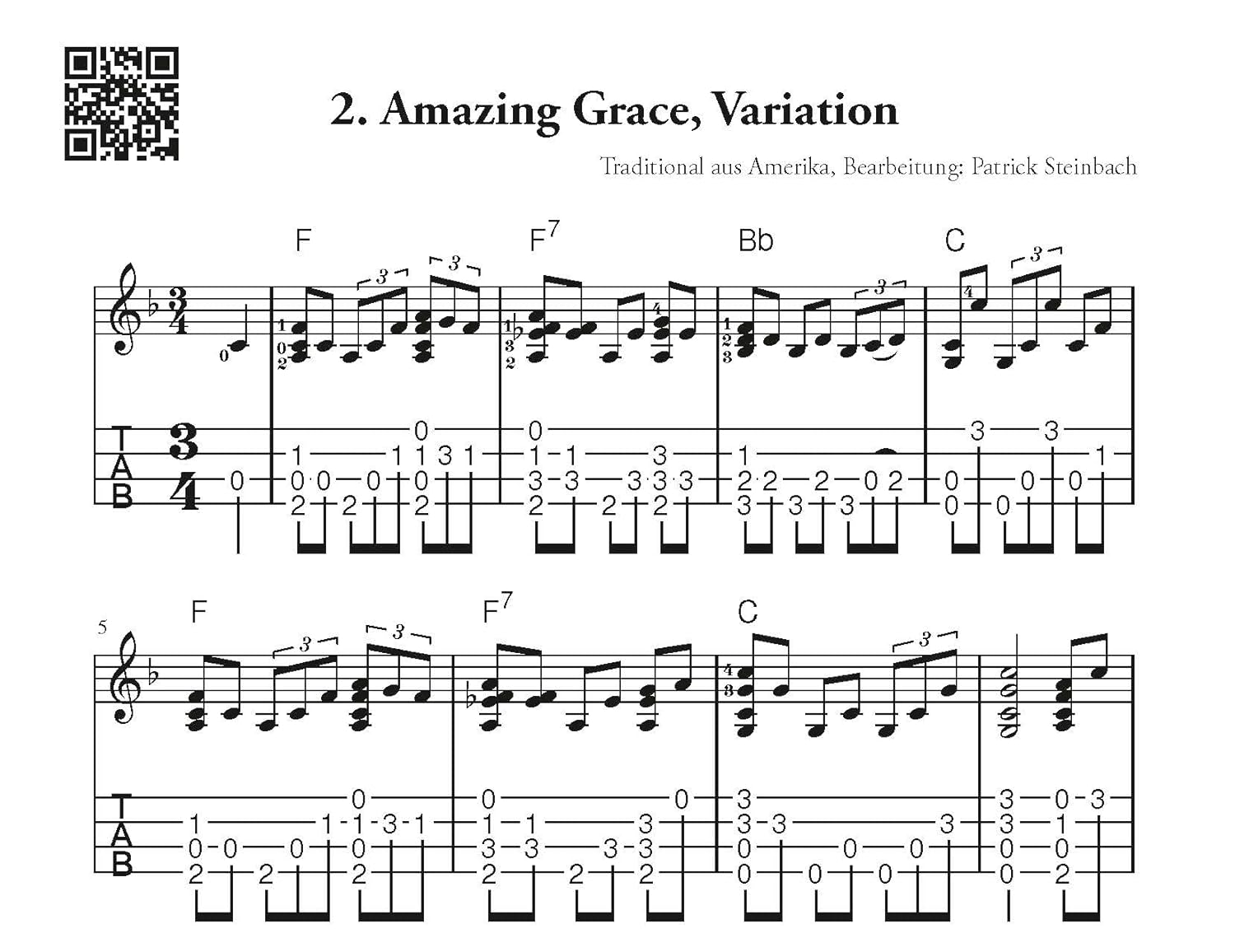 Uke'S Finest: Irish, Folk, Classic, Ragtime, Blues, X-Mas and More. F&uuml;r Ukulele in Low G-Stimmung. Noten Und Tabulaturen. Mit Qr-Codes Zum Streamen Der Tonaufnahmenmit CD image number 4