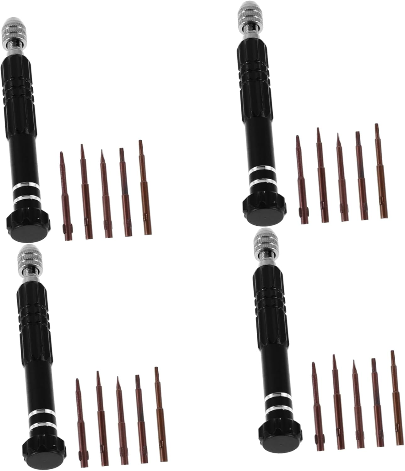 4Sets Automotive Multi-Function Screwdriver Set Car Maintenance Tool Kit Carburetor Bits image number 4