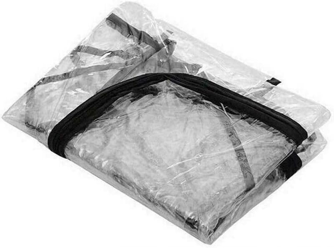AIMALL Universal Rain Cover for Pushchair Stroller Baby Buggy Weather Shield Pram, PVC Transparent with Zipper Window, Windproof, Dustproof, UV Protection image number 4