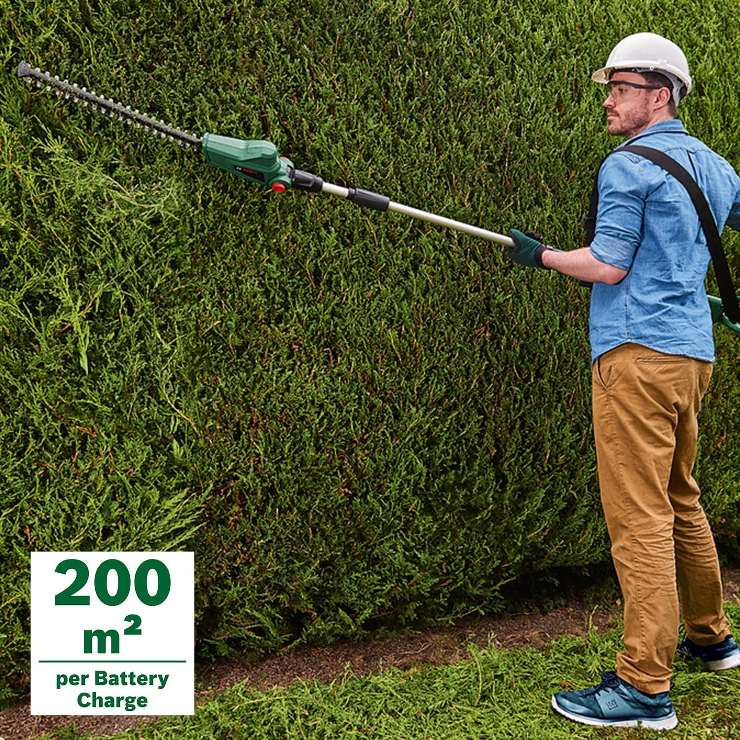 Bosch Home & Garden Bosch Cordless Telescopic Hedge Cutter Universalhedgepole 18 (With 1 X 2.5Ah Battery and Fast Charger) image number 5