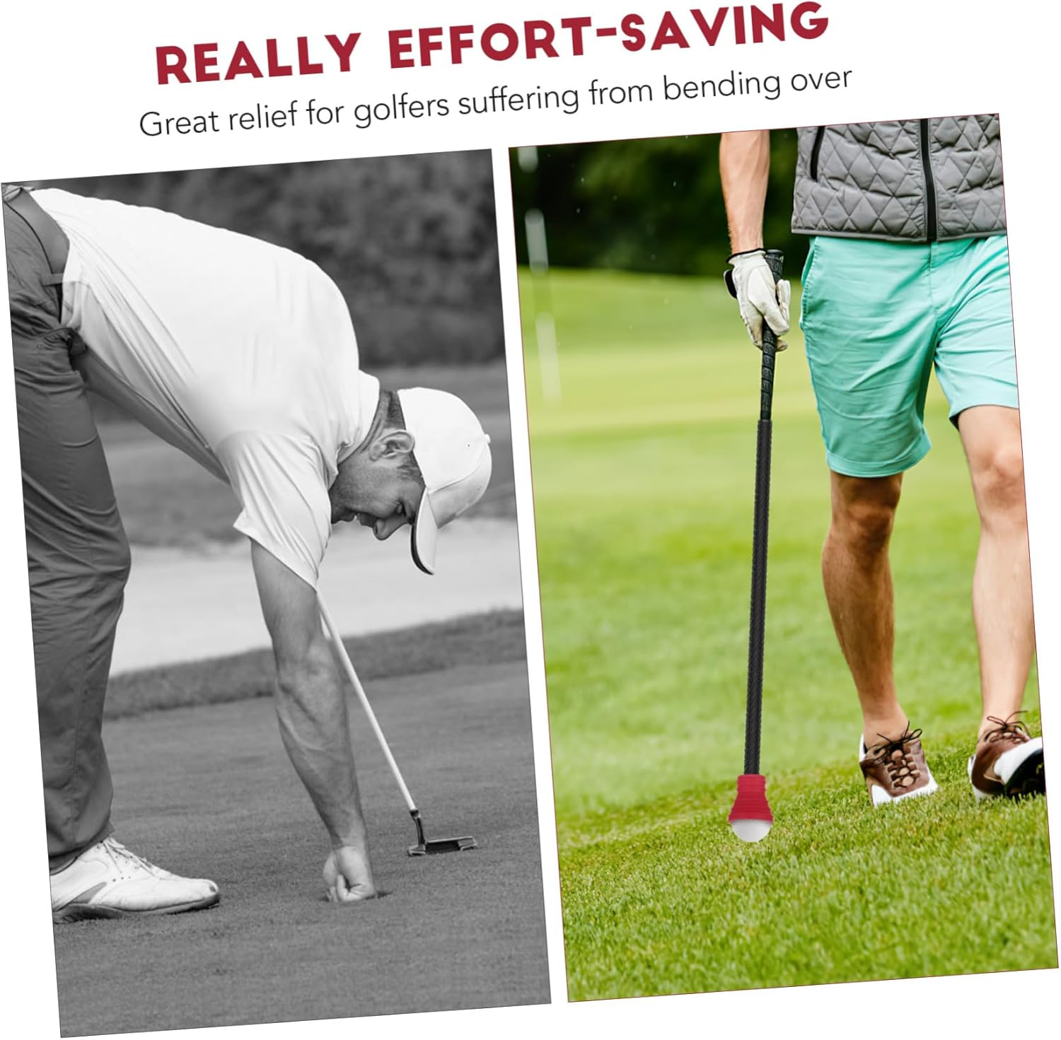 Toyvian Professional Golf Putter Grip Accessory Suction Cup Grabber for Easy Ball Retrieval image number 4