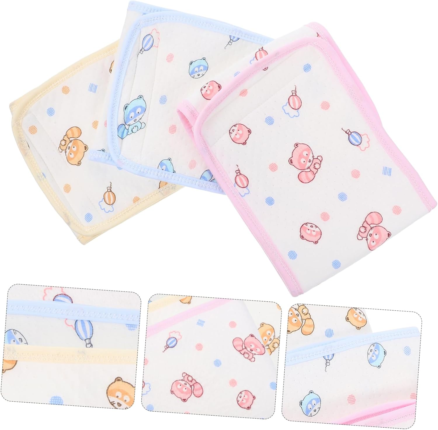 ERINGOGO 3Pcs Boy Girl Belly Protector Newborn Belly Band Decorative Navel Straps for Comfort image number 1