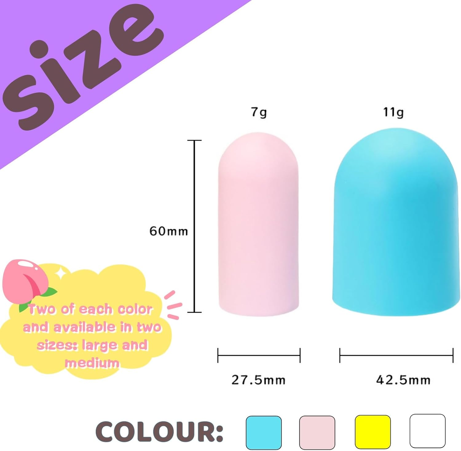 RJDJDLXM 8Pcs Silicone Bottle Covers Medium & Large Size Toiletry Sleeves Travel Essentials for Lotion Shampoo Containers, 4 Colors,Travel Essentials,Elastic Sleeves for Leak Proofing image number 4