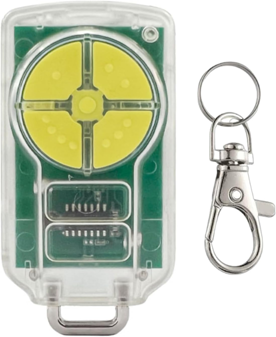 QSDIYRF Gate/Garage Remote Compatible with ATA PTX-5 PTX-5V1 PTX-5V2 DCB-05 GDO-6V3/6V4/7V2/7V3/8V3/9V2/9V3/10V1/11V1 Etc Garage Door Remote 433.92Mhz Yellow Buttons (Red LED Indicator, 1 Pack) image number 5