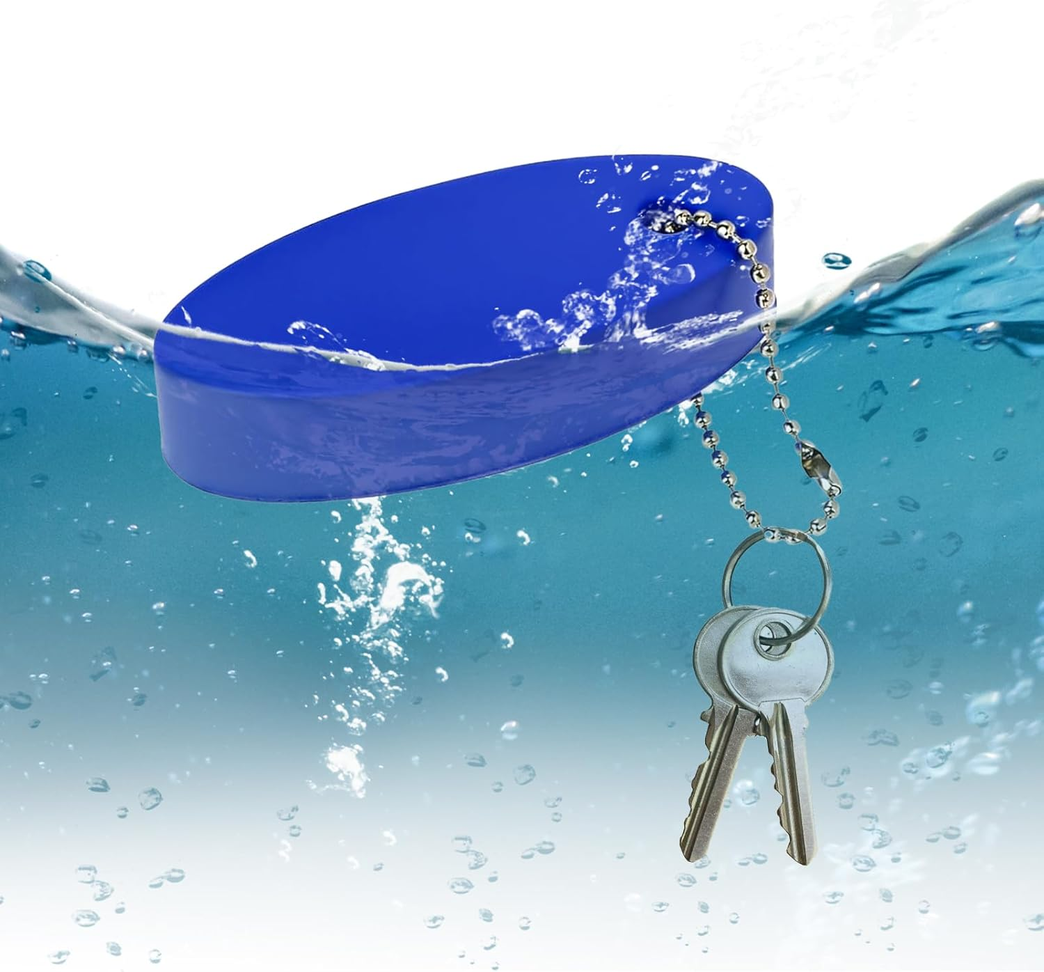 Starfa Lab 4 Pack Floating Keychain for Boat Keys Waterproof Bright Color Key Floats for Boating Fishing Surfing Kayak Sailing Outdoor Water Sports, Purple Blue Green Orange image number 5