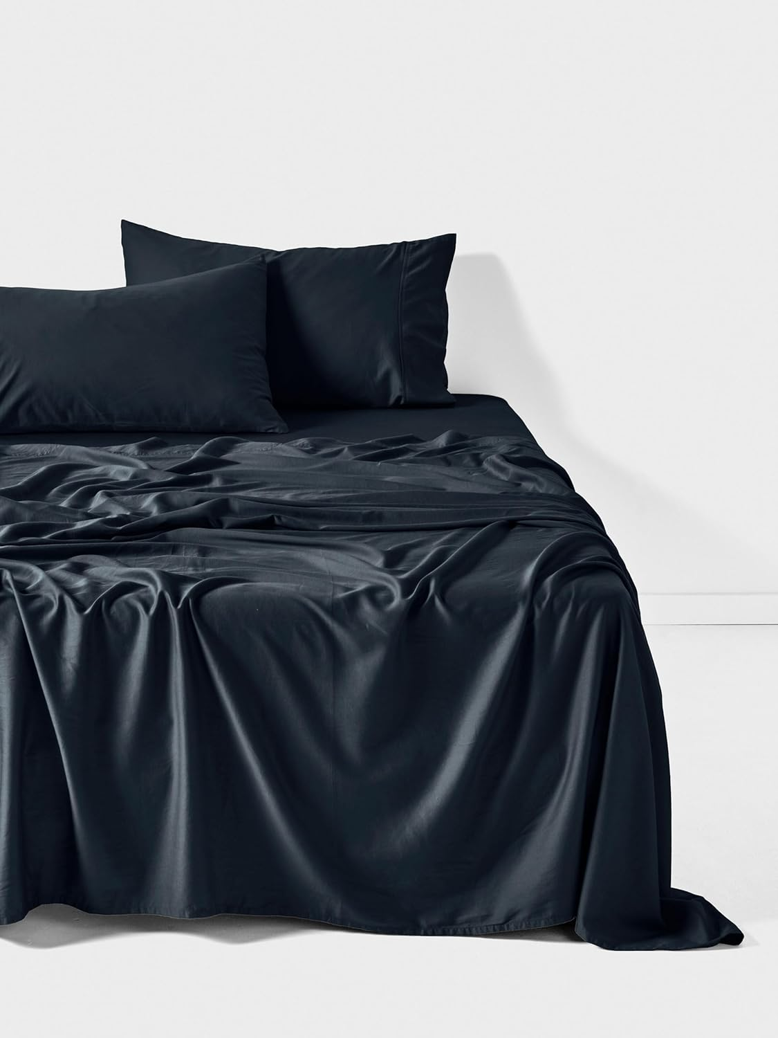 Linen House Surf Wash Sheet Set, Midnight, Double Bed image number 1