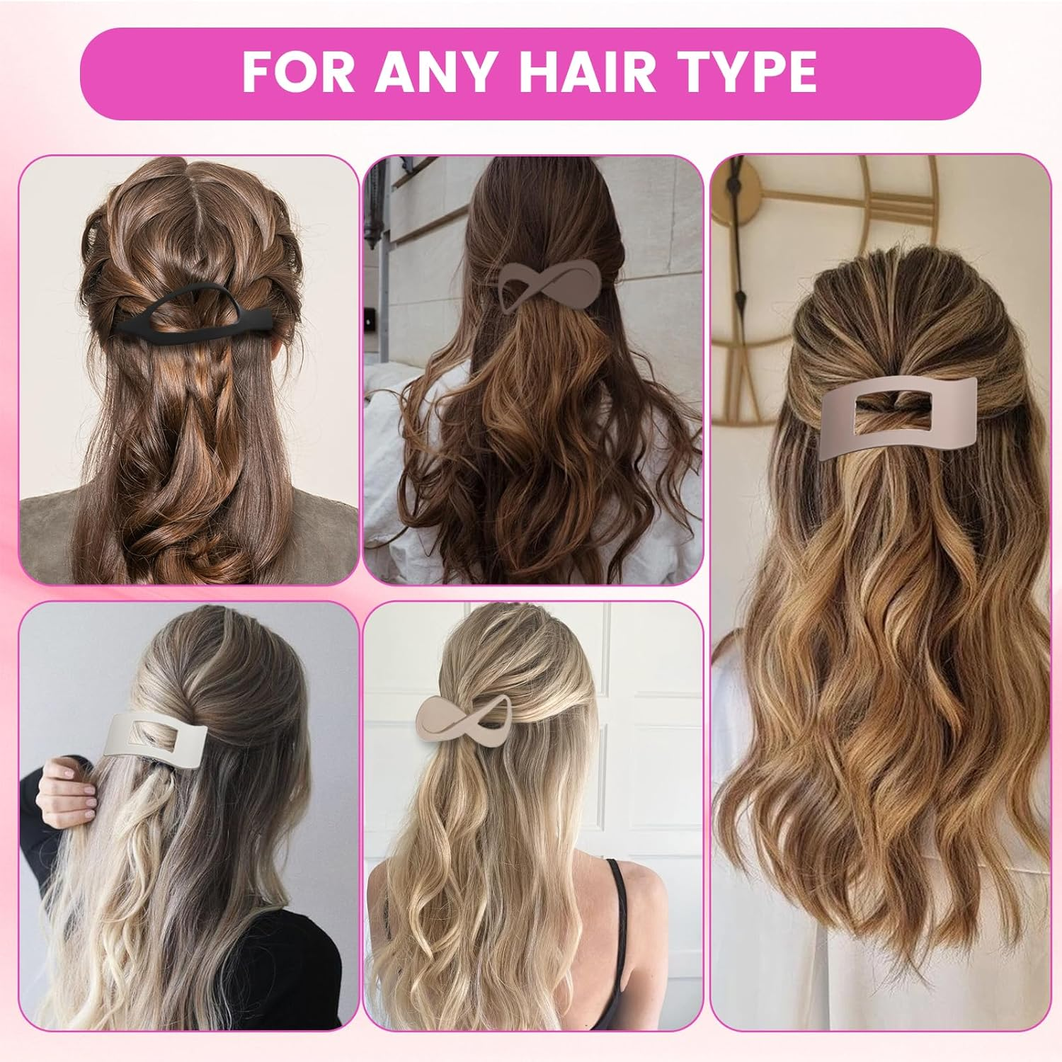 FOLAI Set of 12 Small Hair Clips Hair Clips Hair Accessories for Women image number 5