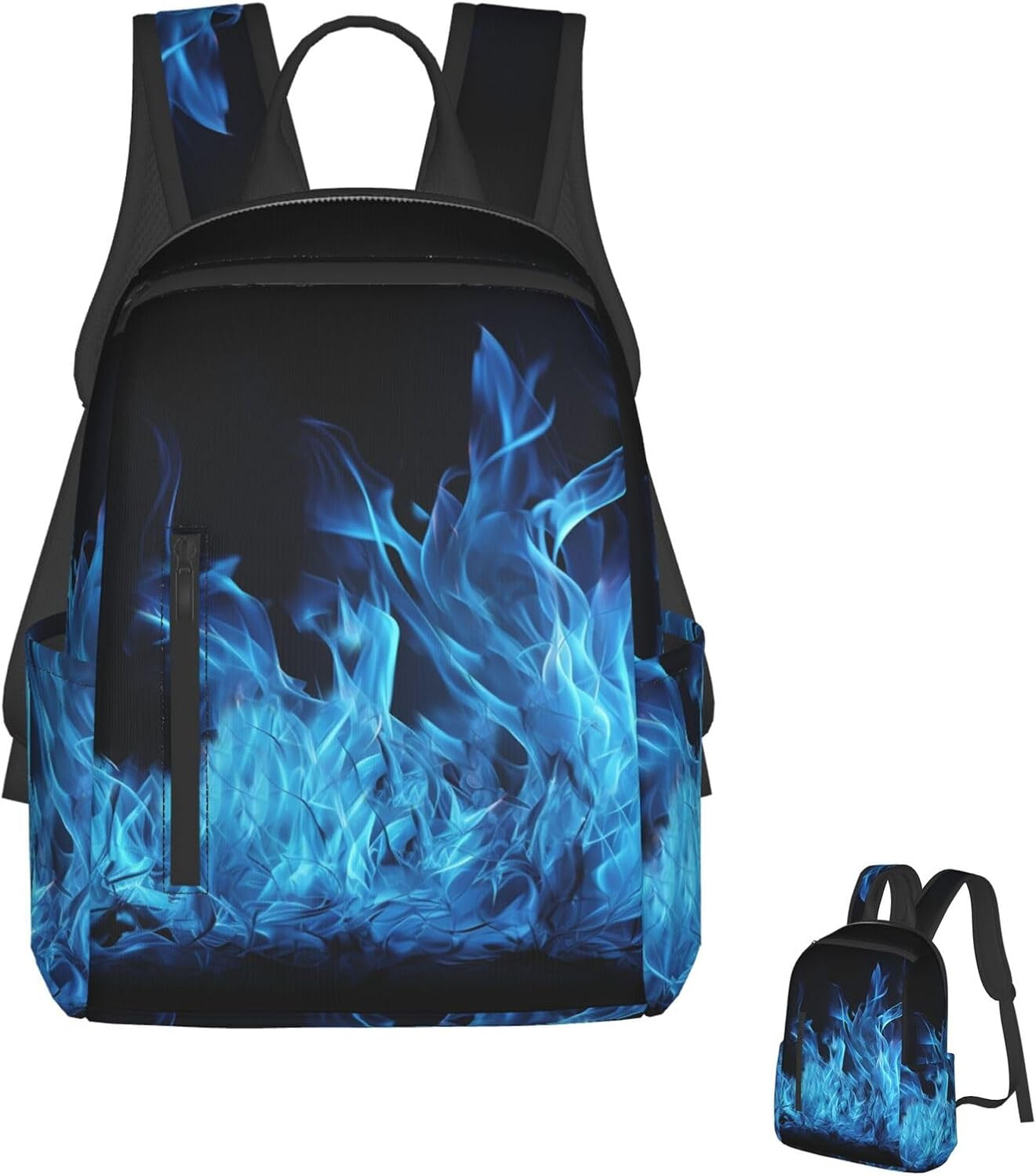 JHLMN Backpack Japanese Floral Cherry Blossom Travel Casual Laptop Backpack Adjustable Hiking Daypack for Men Women