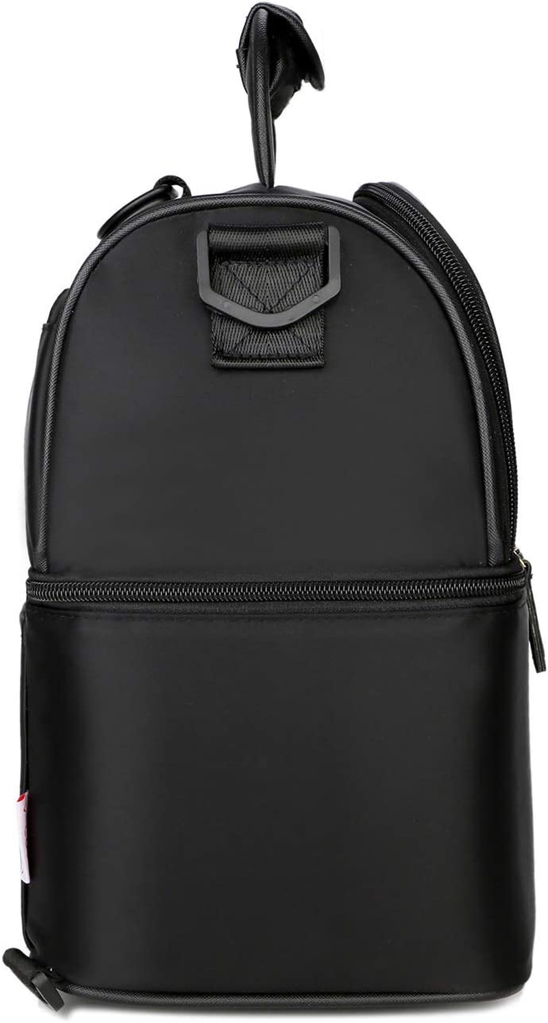 Meichoon Breast Milk Baby Bottle Cooler Bag/Waterproof Baby Milk Bag Freezer/Mommy Travel Backpack/Portable Thermal Insulated Lunch Box for Women Men Large Capacity Handbag - Grey image number 4