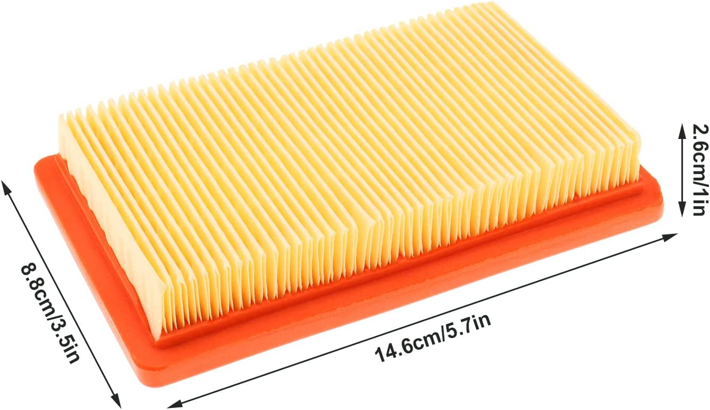 2X Mower Air Filter Replacement 17211-ZG9-M00 MTD 751-10298 MTD 951-10298 Compatible with Honda GVX140 HR215K1 HRB215 HRB215K1 Lawn Mower Air Cleaner image number 2