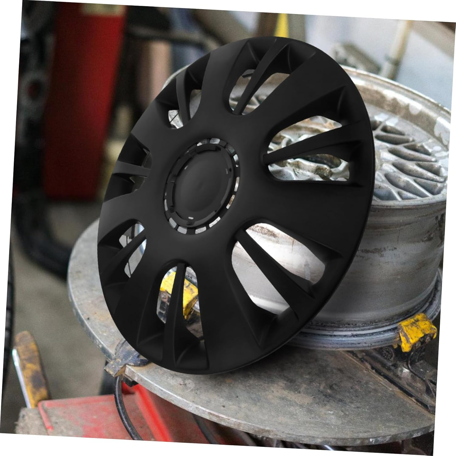 MOLUCKFU Decorative Wheel Rim Covers Car Rim Protector Automotive Hub Caps Fitment image number 6