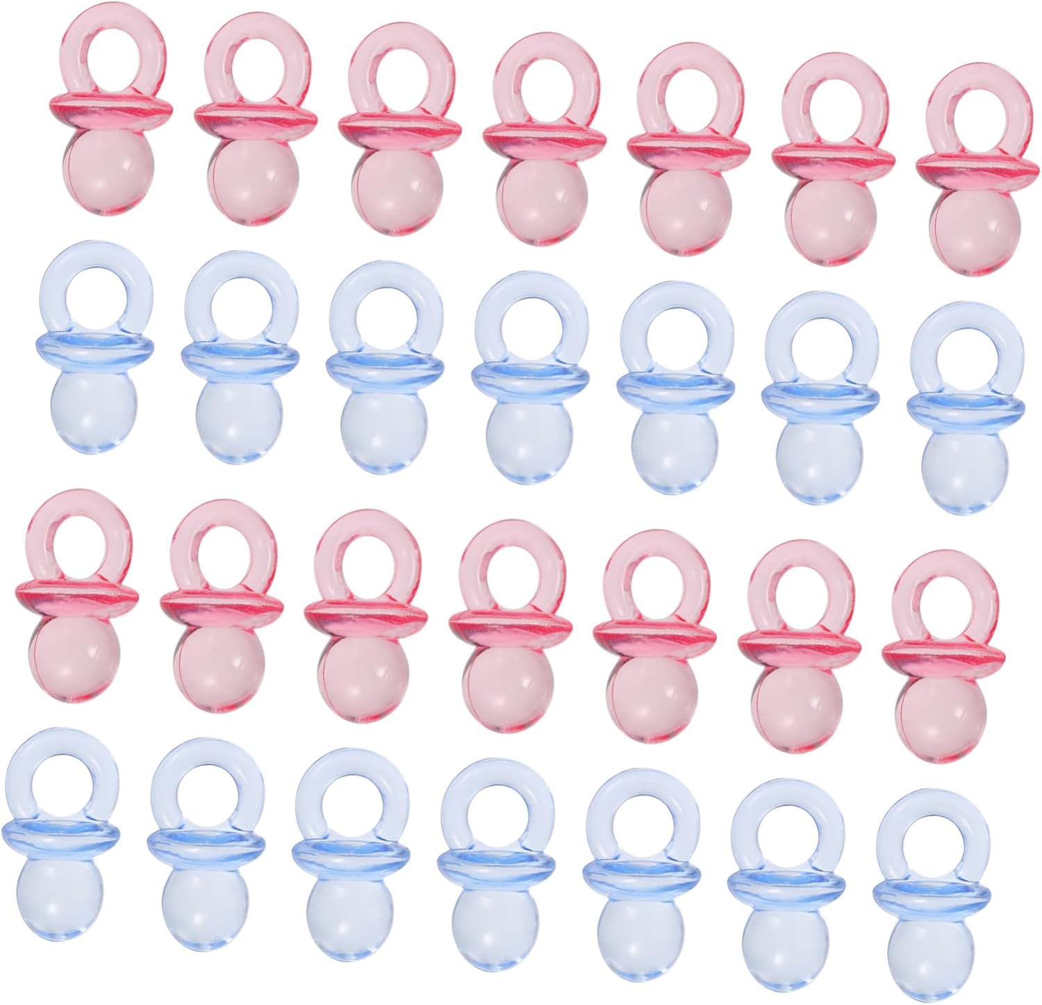 UPKOCH 100Pcs Mini Pacifiers for Months Shower Games Toys Unique Shower Decorations Bulk Dummies image number 5