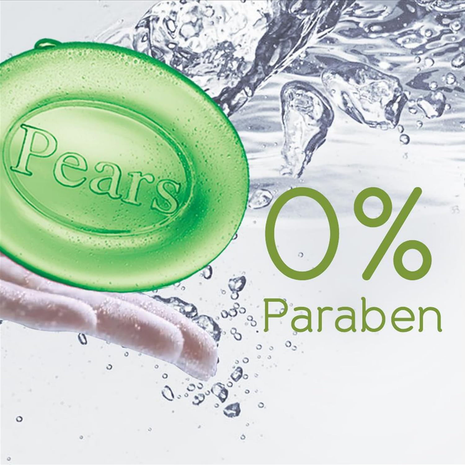 Pears Natural&eacute; Detoxifying Aloe Vera Bar Soap with 100% Natural Aloe Vera & Olive Oil| Paraben-Free Moisturising Soap with Mild Fragrance| Dermatologically Tested & Eco-Friendly (Pack of 4) image number 3