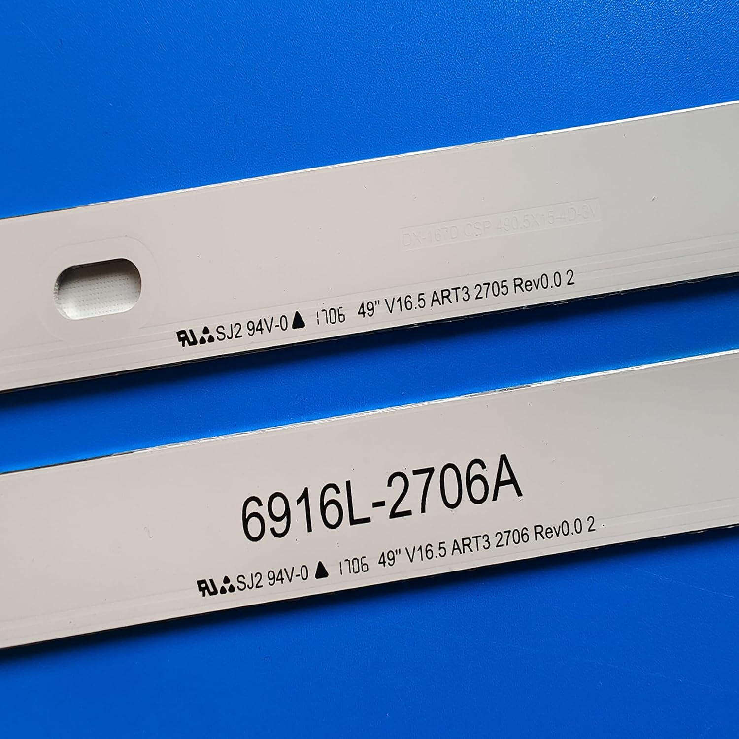 LED Backlight Strip for 49Inch TV Fit for LIG 49LJ58300W 49UH603V 49UH620V LC490DGE 6916L-2705A 6916L-2706A 6916L-2707A 6916L-2708A