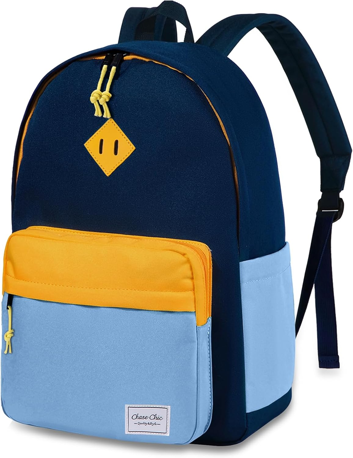 Chase Chic Kids Backpack, School Backpacks for Boys Girls, Lightweight Water Resistant Preschool Bookbag for Travel Daycare - Blue image number 2