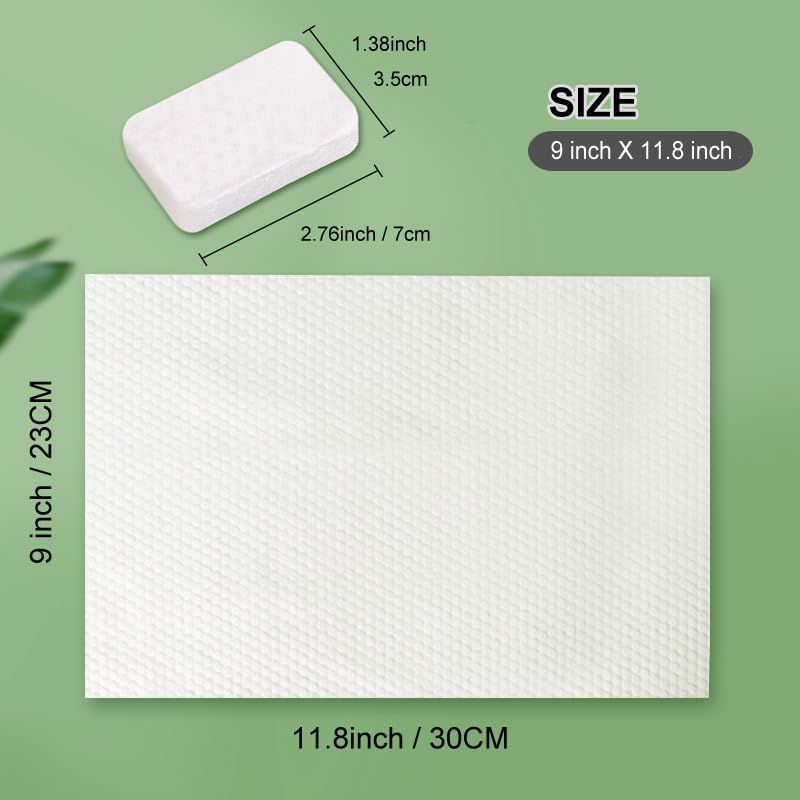 20 Pcs Compressed Towels for Travel, HOMIOVE Portable Thick Disposable Compressed Face Washcloths, Large Camping Cotton Soft Reusable Compression Towels for Home Hotel Guests Salon Outdoor Activities image number 6