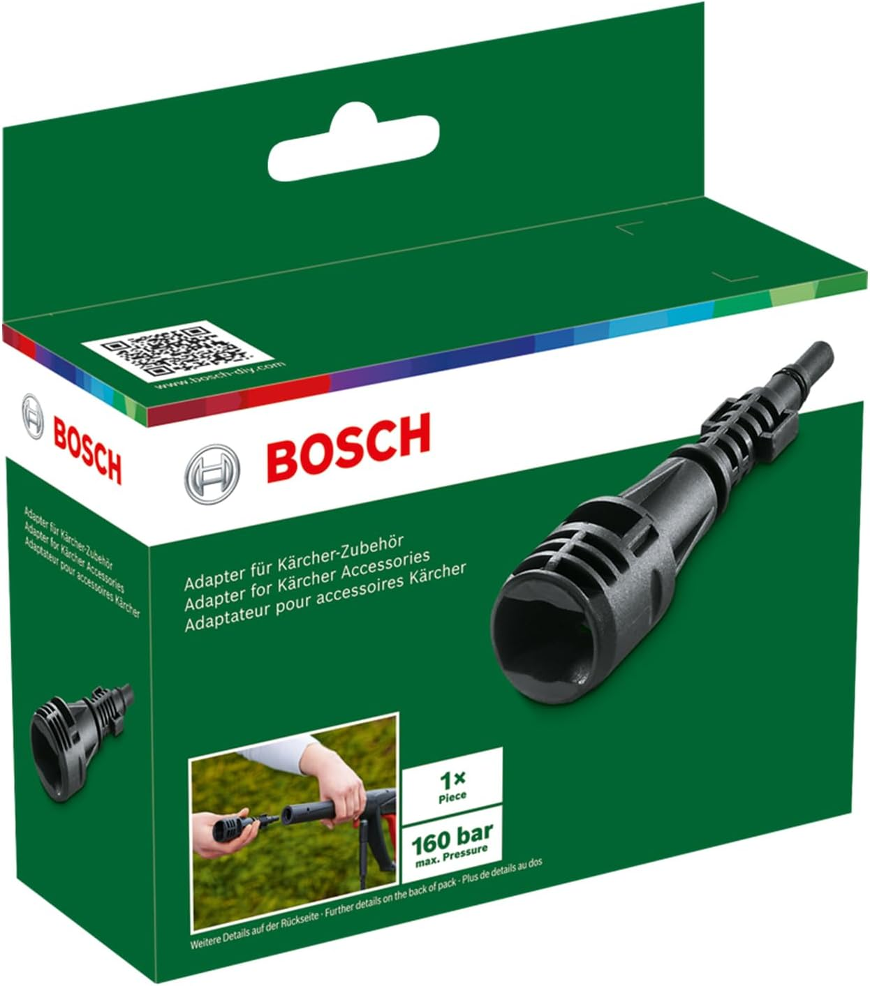 Bosch Adapter for Karcher Accessories for High Pressure Washers Easyaquatak, Universalaquatak, Advancedaquatak and AQT Models image number 3