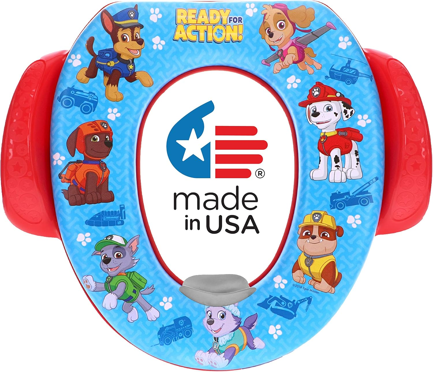 Nickelodeon PAW Patrol Rescue Pups Soft Potty Seat and Potty Training Seat - Soft Cushion, Baby Potty Training, Safe, Easy to Clean image number 5