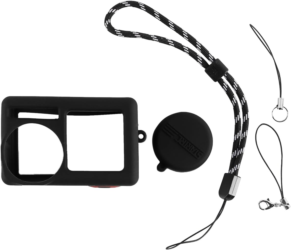 VOANZO Action5Pro Silicone Case for Sports Camera, Drop-Resistant, Scratch-Resistant, Shockproof, Flexible Outdoor Camera Accessories for Travel Adventure image number 6